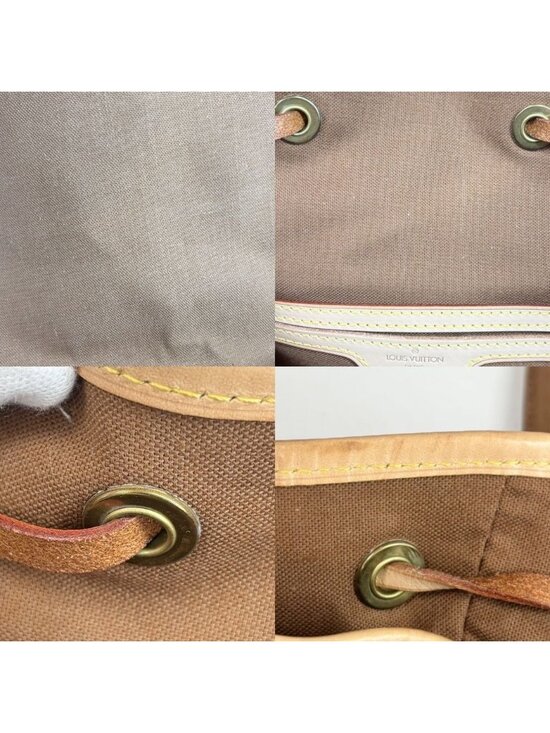 Louis Vuitton Backpack Montsouris GM Monogram Canvas Brown Gold Vintage main image 10